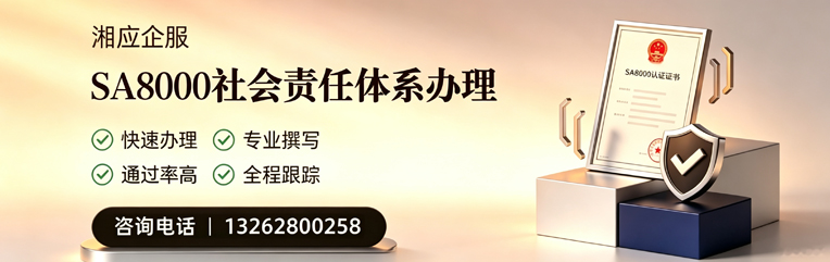 南通SA8000社会责任体系认证服务