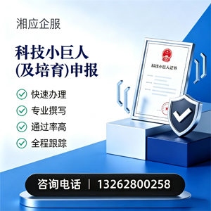 南通科技小巨人及培育企业申报服务
